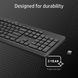 Клавіатура мембранна HP 230, 106key, WL, EN/UK, чорний (3L1E7AA) 365347 фото 3