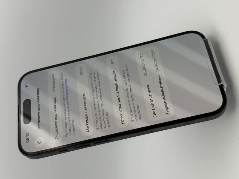Смартфон Apple iPhone 15 Pro 128Gb trade-in Black Titanium 1535 417268 фото