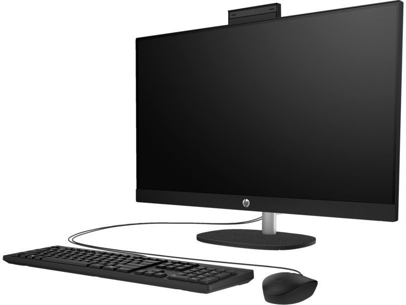 Комп'ютер персональний моноблок HP All-in-One 27" FHD IPS AG, Intel i5-1335U, 16GB, F512GB, UMA, WiFi, кл+м, DOS, чорний (A45E0EA) 368276 фото