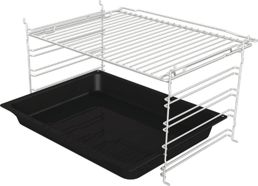 Духова шафа Gorenje електрична, 77л, A+, дисплей, нерж (BO6735E02X) 363064 фото