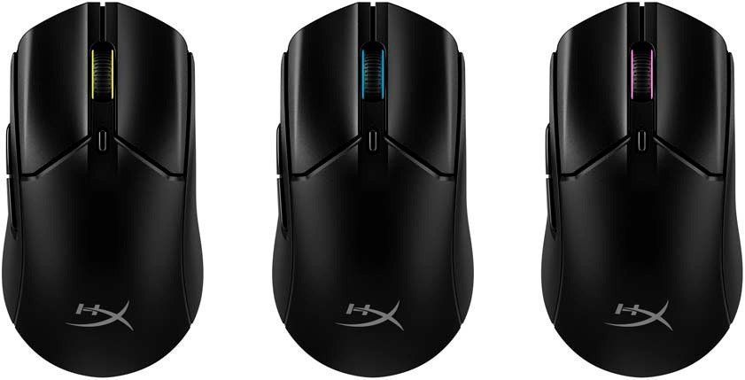 Миша HyperX Pulsefire Haste 2, RGB, USB-A/WL/BT, чорний (6N0B0AA) 363698 фото