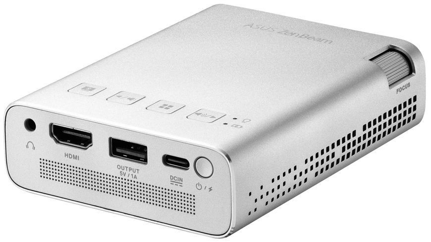 Проєктор портативний Asus ZenBeam E1R WVGA, 200 lm, LED, 1.2, WiFi (90LJ00J3-B01070) 365796 фото