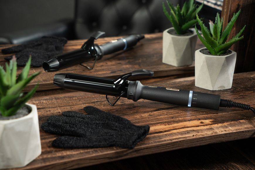 Плойка Ardesto HC-730G, 45Вт, D -32mm, 90-180C, кераміка, чорний 369808 фото