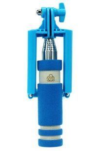 Monopod Selfi whith 3.5mm Jack supporting MINI 2 Blue 68502 фото