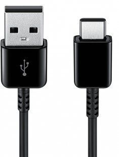 Кабель USB-A > USB-С заряджання/синхронізації Samsung 1.5м, Type-C, чорний (EP-DG930IBRGRU) 369321 фото