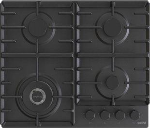 Варильна поверхня Gorenje газова, 60см, чавун, чорний (GW642SYB) 369698 фото