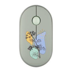 Миша 2E MF300 FLORA:DILL Silent WL BT, зелений (2E-MF300WFLORAGN) 373912 фото
