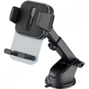 Автомобільний тримач Proove Crystal Clamp Suction Type Car Mount (CHCS00000001) Black 287058 фото