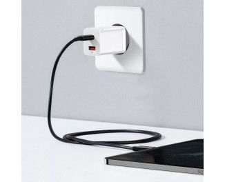 Зарядний Пристрій Baseus Super Si Pro Quick Charger Type-C+USB 30W CCSUPP-E02 White 241478 фото