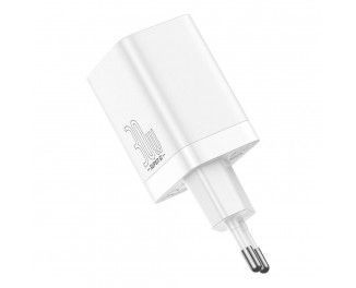 Зарядний Пристрій Baseus Super Si Pro Quick Charger Type-C+USB 30W CCSUPP-E02 White 241478 фото