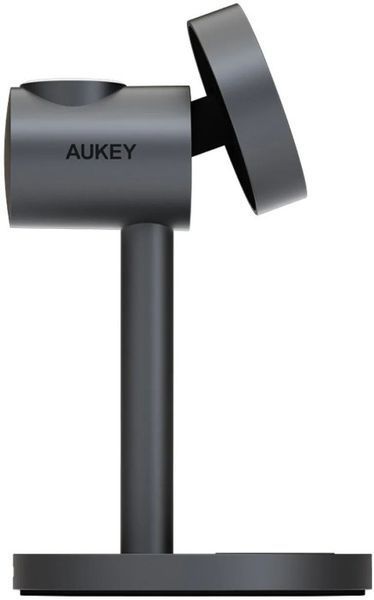 Бездротовий зарядний пристрій Aukey MagFusion 3-in-1 15W Qi2 (LC-MC311) сірий 295086 фото