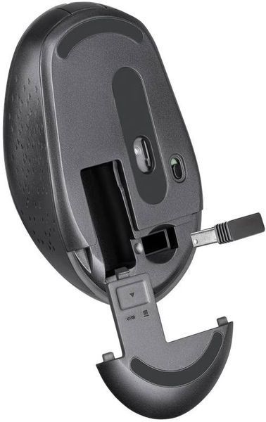 Миша DEFENDER (52029) Auris MB-027,4D,800-1600dpi, silent, сірий 321466 фото