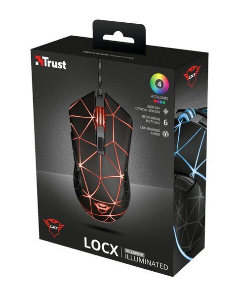 Миша GXT 133 Lock, USB-A, чорний (22988_TRUST) 363710 фото