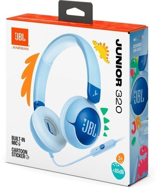 Навушники JBL Junior 320 (JBLJR320BLU) Blue 327683 фото