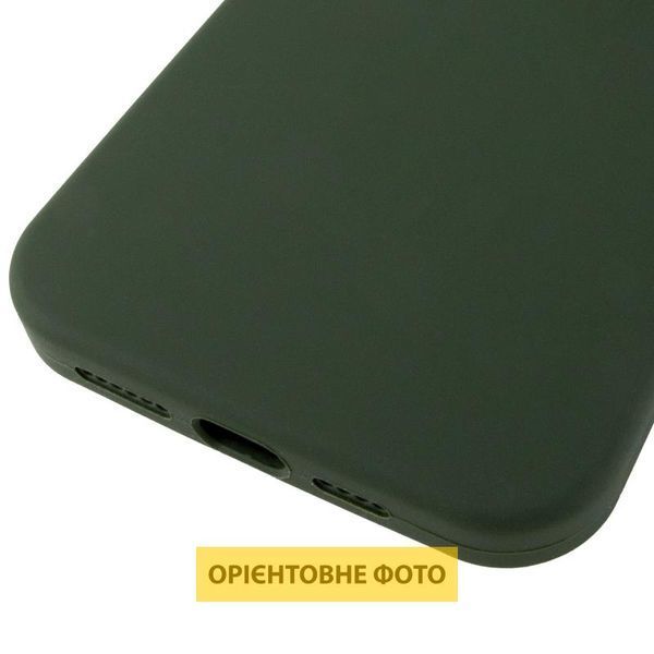 Чохол Silicone Case (AA) Logo with MagSafe для Apple iPhone 17 (6.3") Зелений / Cyprus Green 392997 фото