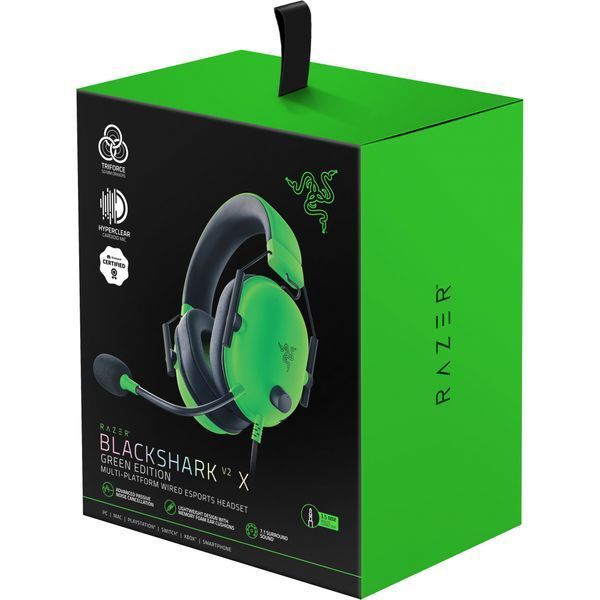 Навушники Razer Blackshark V2 X 3.5мм (RZ04-03240600-R3M1) Green 369833 фото