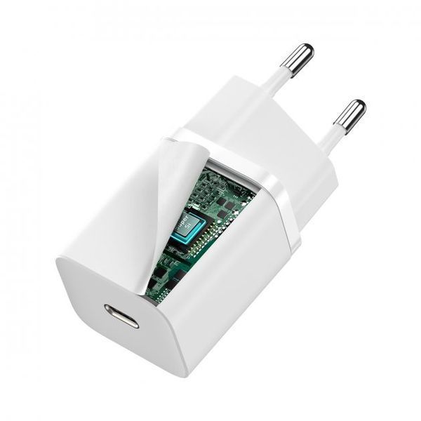 Зарядний Пристрій Baseus 1Type-C Super Si 30W (CCSUP-J02) White 251083 фото