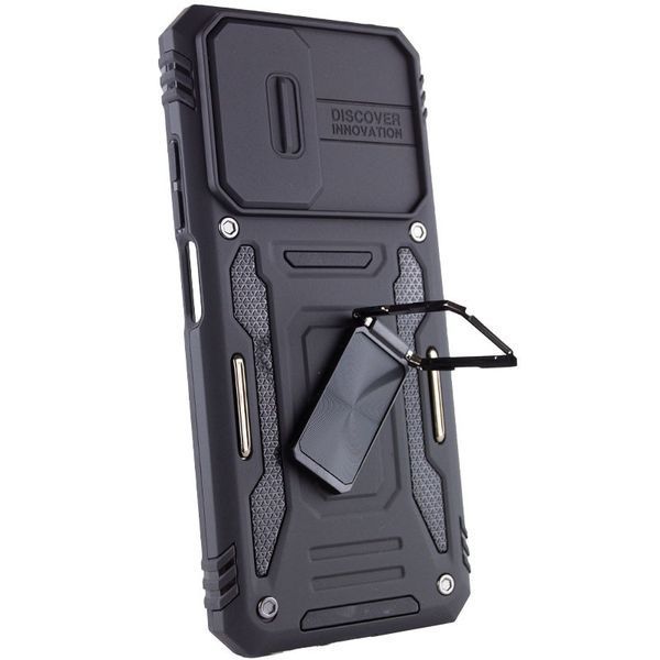 Ударостійкий чохол Camshield Army Ring для Xiaomi Redmi Note 11 (Global) / Note 11S / Note 12S Чорний / Black 256154 фото