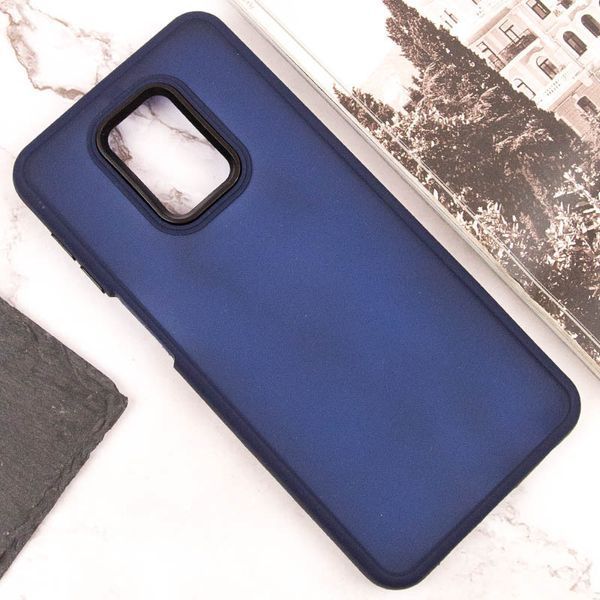 Чохол TPU+PC Lyon Frosted для Xiaomi Redmi Note 9s / Note 9 Pro / Note 9 Pro Max Navy Blue 273516 фото
