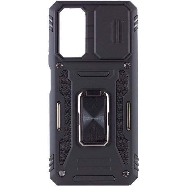 Ударостійкий чохол Camshield Army Ring для Xiaomi Redmi Note 11 (Global) / Note 11S / Note 12S Чорний / Black 256154 фото