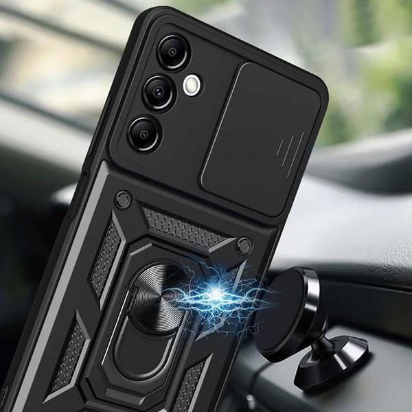 Чохол Ummi Camshield Serge Ring для Samsung Galaxy A56 5G Чорний 390725 фото