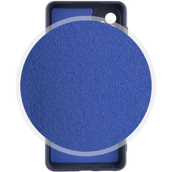 Чохол TPU GETMAN Liquid Silk Full Camera для Samsung Galaxy M34 5G Синій / Midnight Blue 397135 фото