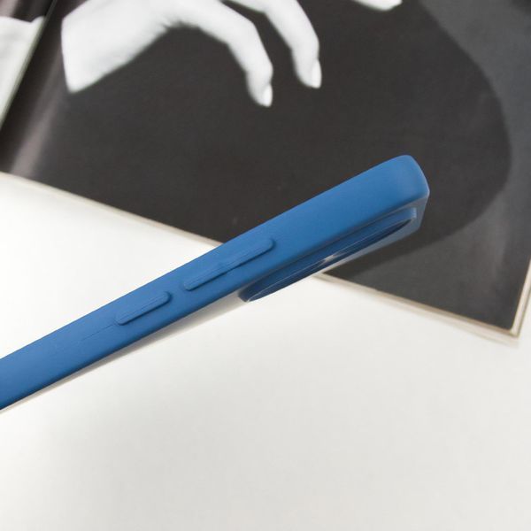 Чохол TPU GETMAN Liquid Silk Full Camera для Xiaomi Redmi Note 13 Pro 4G Синій / Navy Blue 357165 фото