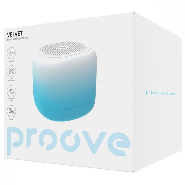 Портативна Акустика Proove Velvet 3W (PDVE050010017) Pink 316272 фото