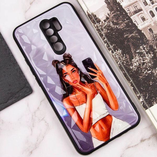 TPU+PC чохол Prisma Ladies для Xiaomi Redmi 9 Black in White 264129 фото