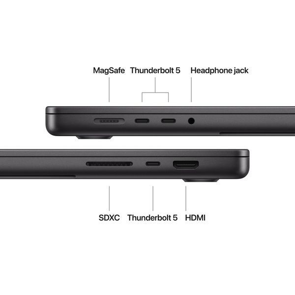 Ноутбук Apple MacBook Pro 16 14CPU/20GPU/48GB/1TB Space Black Z1FT000CE 2024 (M4 Pro) 341225 фото