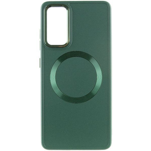 TPU чохол Bonbon Metal Style with MagSafe для Samsung Galaxy A25 5G Зелений / Army Green 316872 фото
