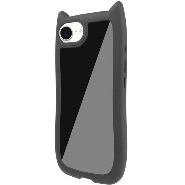 Чохол TPU GETMAN Cat with straps для Apple iPhone 16e (6.1") Black 359092 фото
