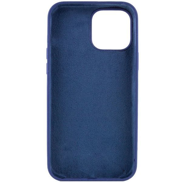 Чохол Silicone Case Full Protective (AA) NO LOGO для Apple iPhone 12 Pro Max (6.7") Синій / Deep navy 321176 фото
