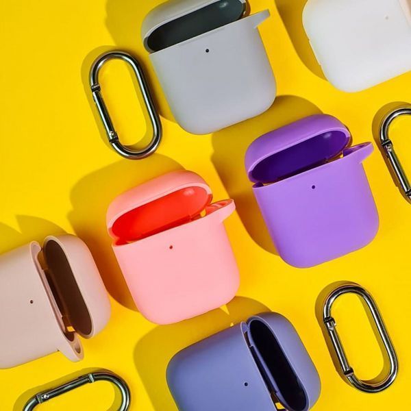 Чохол Silicone Case New for AirPods 1/2 transparent 332342 фото