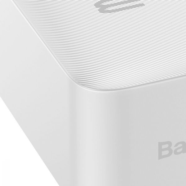 Портативна батарея Baseus 30000mAh 20W Display (PPBD050402) White 271359 фото