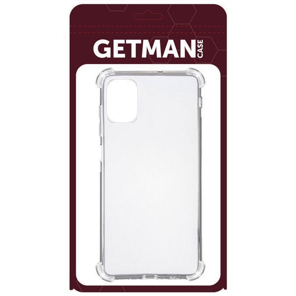 TPU чехол GETMAN Ease logo усиленные углы для Samsung Galaxy A04s Бесцветный (прозрачный) 259873 фото