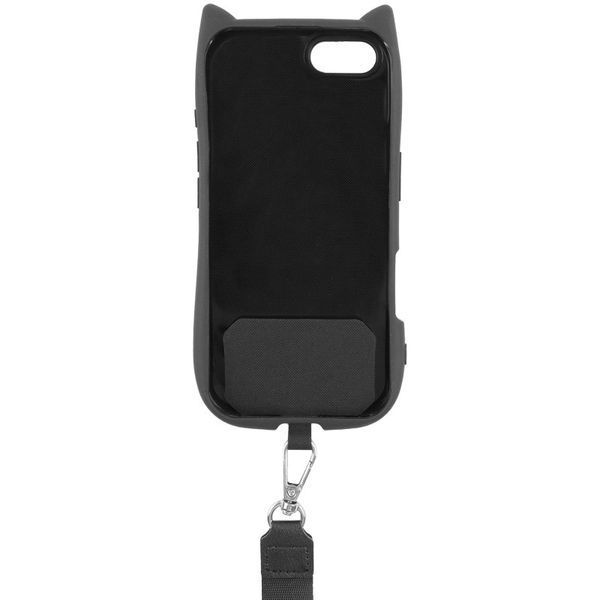 Чохол TPU GETMAN Cat with straps для Apple iPhone 16e (6.1") Black 359092 фото