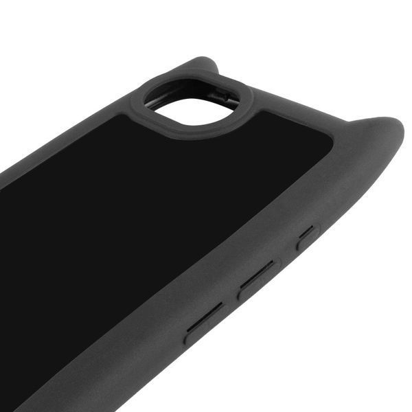 Чохол TPU GETMAN Cat with straps для Apple iPhone 16e (6.1") Black 359092 фото
