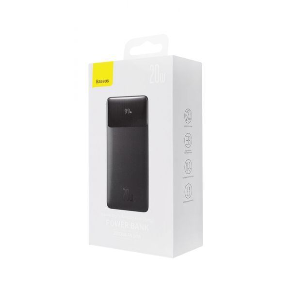 Портативна батарея Baseus 30000mAh 20W Display (PPBD050402) White 271359 фото