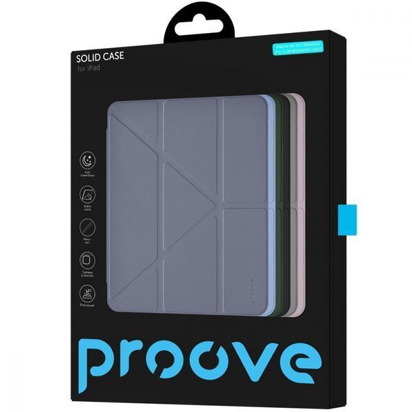 Чохол Proove Solid Case iPad Air 4/5 10,9 2020/2022, Pro 11 2018/2020/2021/2022 lavender gray (PCSCID111926) 344529 фото