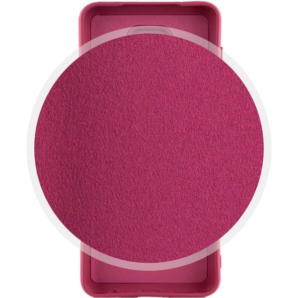 Чохол TPU GETMAN Liquid Silk Full Camera для Xiaomi Redmi Note 9 / Redmi 10X Бордовий / Marsala 323833 фото