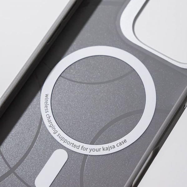 Чохол Kajsa Outdoor Collection Tie Dye with Magnetic Ring iPhone 16 Pro gray 334055 фото