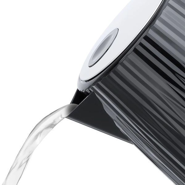 Електрочайник Russell Hobbs Eden, 1.7л, нержавіюча сталь, пластик, чорний (27361-70) 363975 фото