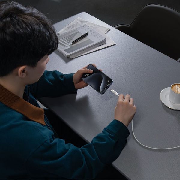 Кабель Baseus Gem Fast-Charging Type-C To Type-C 100W 2m (P10373000211-01) White 326646 фото