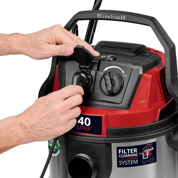 Пилосос професійний Einhell TE-VC 4090 SACL 1150Вт 225мБар 40л 10.1кг 398284 фото