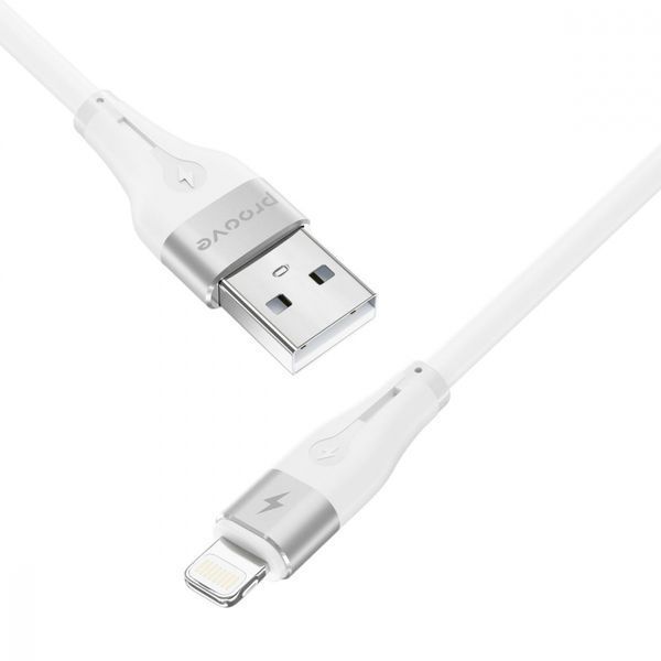 Кабель Proove Soft Silicone Lightning 2.4A (1m) (CCSO20001101) Black 316265 фото