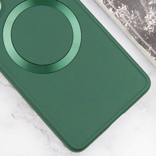 TPU чохол Bonbon Metal Style with MagSafe для Samsung Galaxy A25 5G Зелений / Army Green 316872 фото