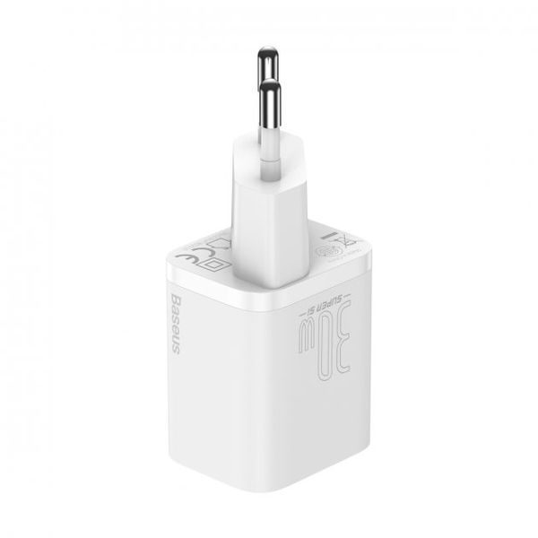 Зарядний Пристрій Baseus 1Type-C Super Si 30W (CCSUP-J02) White 251083 фото