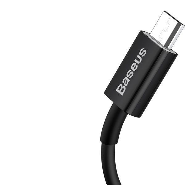 Кабель Baseus Superior Series Fast Charging Data USB кабель USB To Micro 2 A 2М (CAMYS-A01) Black 252356 фото