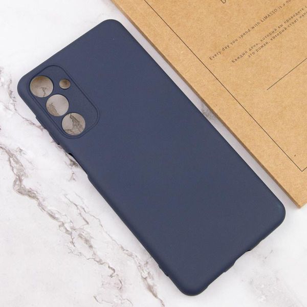 Чохол TPU GETMAN Liquid Silk Full Camera для Samsung Galaxy M34 5G Синій / Midnight Blue 397135 фото